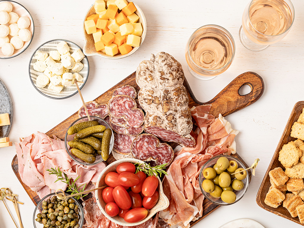 Planche de charcuteries et fromages