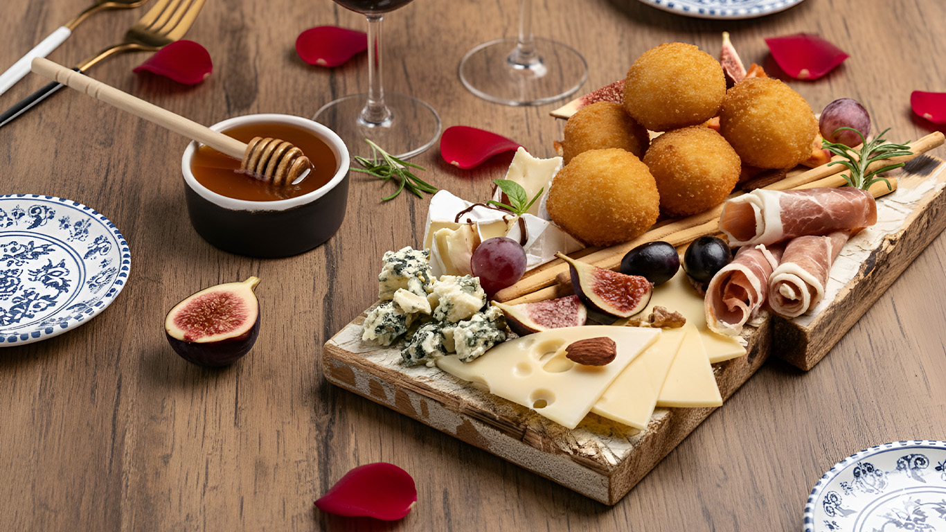 Plats et spécialités italiennes : tapas, charcuteries, fromages