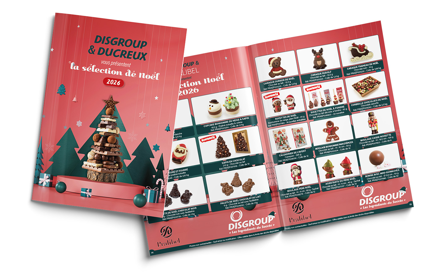 Retrouvez dès maintenant notre catalogue des chocolats de Noël 2026