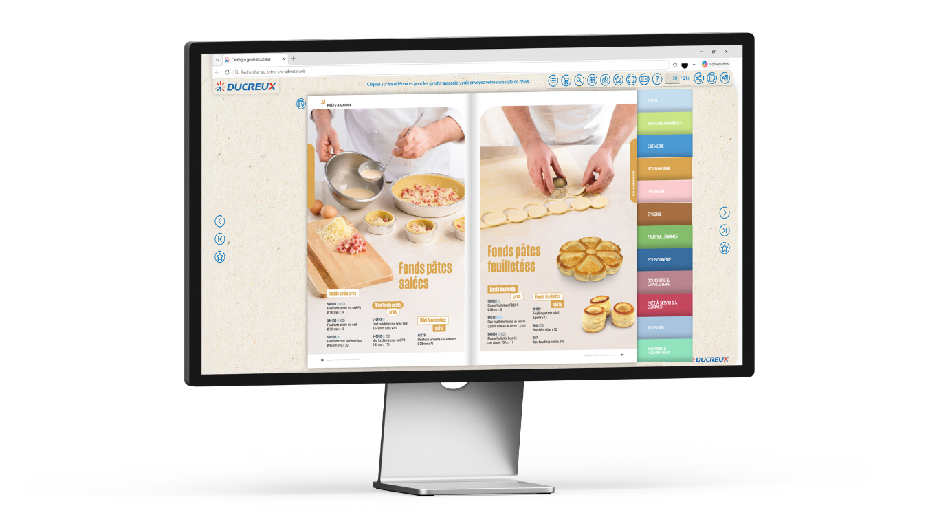 Catalogue général en ligne grossiste alimentaire